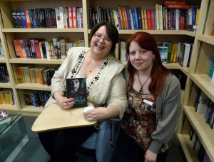 Rachel with Amy (Waterstone's Salisbury)