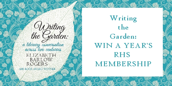 Writing the Garden competition banner mailchimp