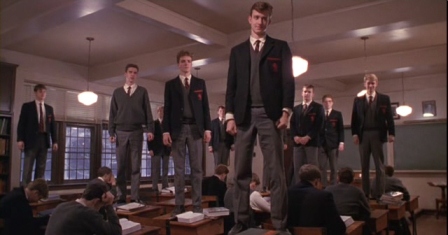 A scene from the classic 'Dead Poets Society'
