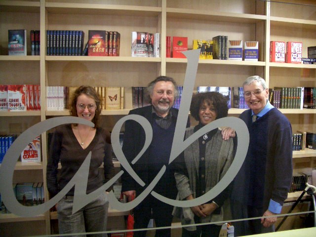 Susie Dunlop, Clive Allison, Margaret Busby and Peter Day.