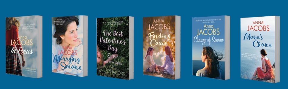 Collection of Anna Jacobs' books in paperback 
