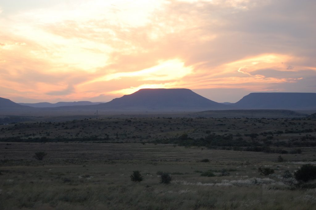 A photo of a Karoo landscape taken in South Africa, shot by Barbara herself 