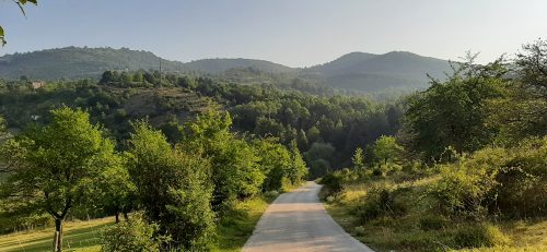 Photograph of the road from Sarjevo leading North