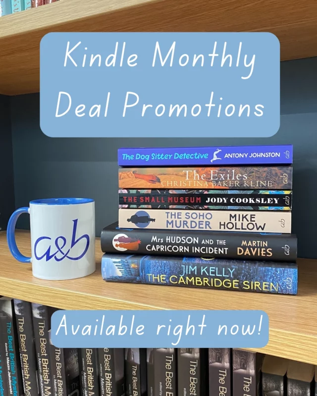 Kindle UK has some great deals right now!

Head over to Amazon to snap up the following titles for a great price for a limited time only:
📘The Dog Sitter Detective by @antonyjohnston 
📘The Exiles by @bakerkline 
📘The Small Museum  by @jodycooksleyauthor 
📘The Soho Murder by Mike Hollow 
📘Mrs Hudson and the Capricorn Incident by @martindaviesauthor 
📘The Cambridge Siren by @jim_g_kelly 

Links in our bio.