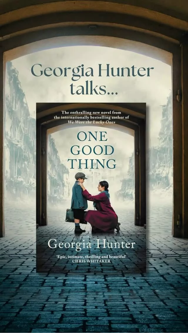 Georgia Hunter pitches her heart-rending story of hope and survival, One Good Thing.

One Good Thing is out 22nd May and available from our website via the link in our bio.

‘Epic, intimate, thrilling and beautiful. One Good Thing is a story of unbreakable friendship, of remarkable resilience, of how love and hope can shine through even the darkest, most unimaginable horrors. Stunning’ Chris Whitaker, author of All the Colours of the Dark