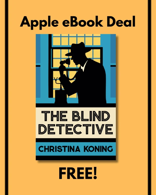 Don't miss out on this amazing eBook deal!

The Blind Detective by @christina.koning is the Apple free book of the week. 

The rest of the series is only £1.99 for books 2-8. The latest in the series, Murder in Oxford, out last month, is £9.99.

Follow the link in our bio.