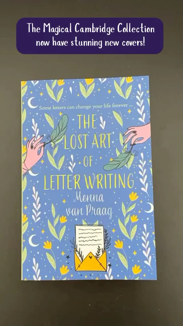 Menna van Praag’s Magical Cambridge Collection now have stunning new covers!
 
From bewitched velvet dresses to enchanted pastries, magical letter writing to secret admirers—these wondrous tales are all set in the delightful city of Cambridge.🏰
 
Bewitching stories of friendship, love and magic, by the talented Menna van Praag, that will leave you charmed✨ 
 
Order your copies from our website or check out the current Kindle deal on all five books via the links in our bio.